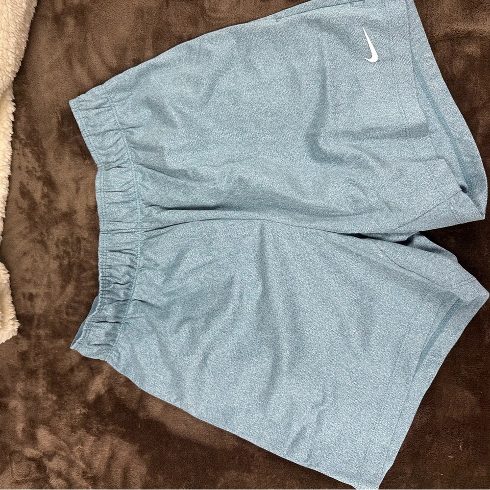 Nike Teal Blue Shorts with Yellow Accents